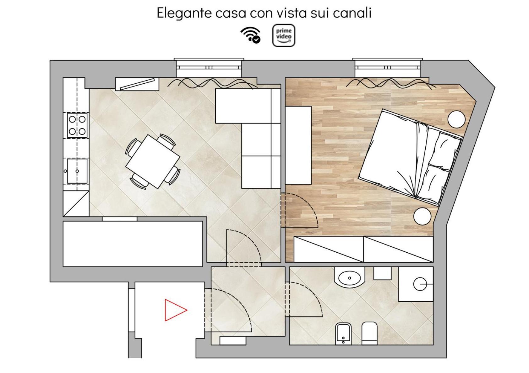 Near The Port-Elegante Appartamento Con Vista Sui Canali Livorno Ngoại thất bức ảnh
